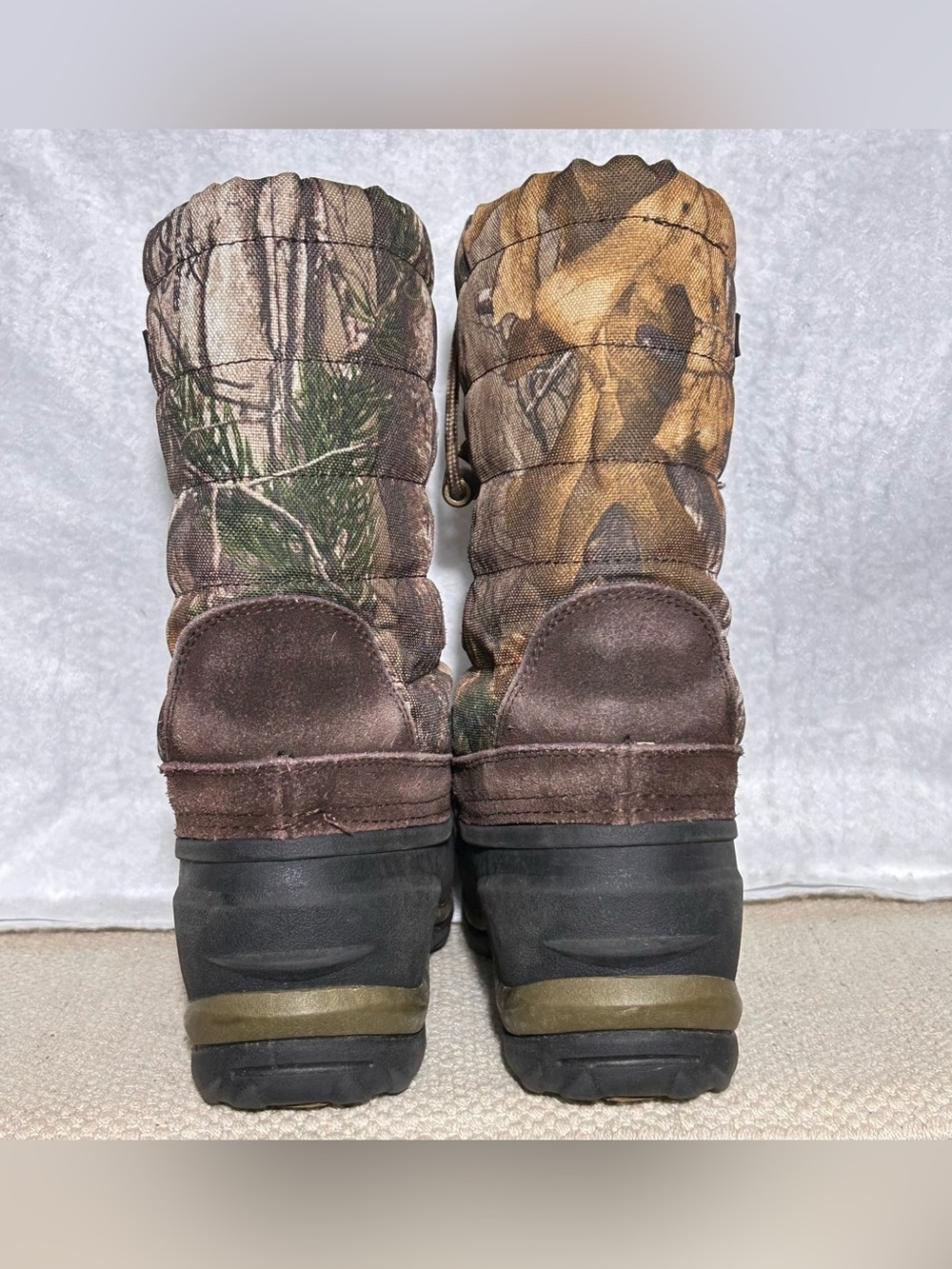 Ranger Big Kids Tundra II Camo 400g Insulated Waterproof Winter Snow Boots SZ 4 - Picture 4 of 11